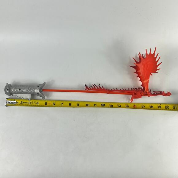 How To Train Your Dragon Red Hookfang Toy Sword Staff 21" DreamWorks Flame Wing - Picture 7 of 13